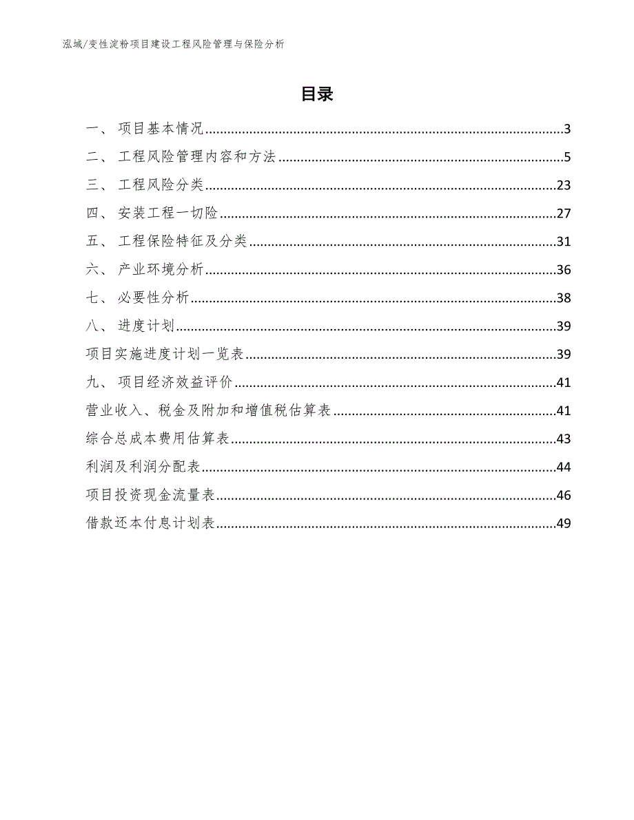 变性淀粉项目建设工程风险管理与保险分析_参考_第2页