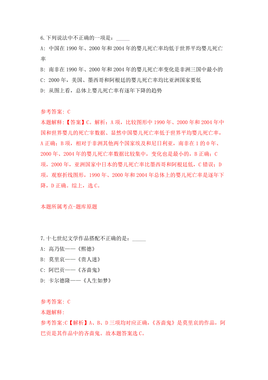 2022年01月2022首都医科大学附属北京胸科医院北京市结核病胸部肿瘤研究所招聘16人押题训练卷（第0次）_第4页