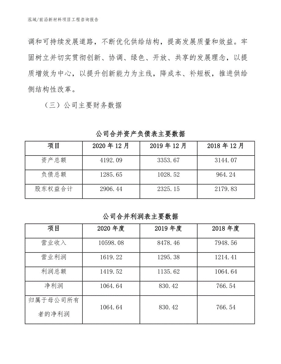 前沿新材料项目工程咨询报告【参考】_第4页