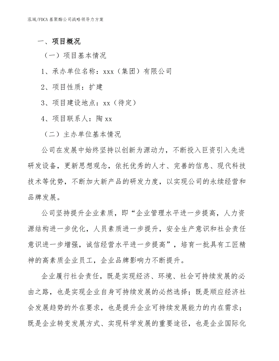 FDCA基聚酯公司战略领导力方案（参考）_第3页