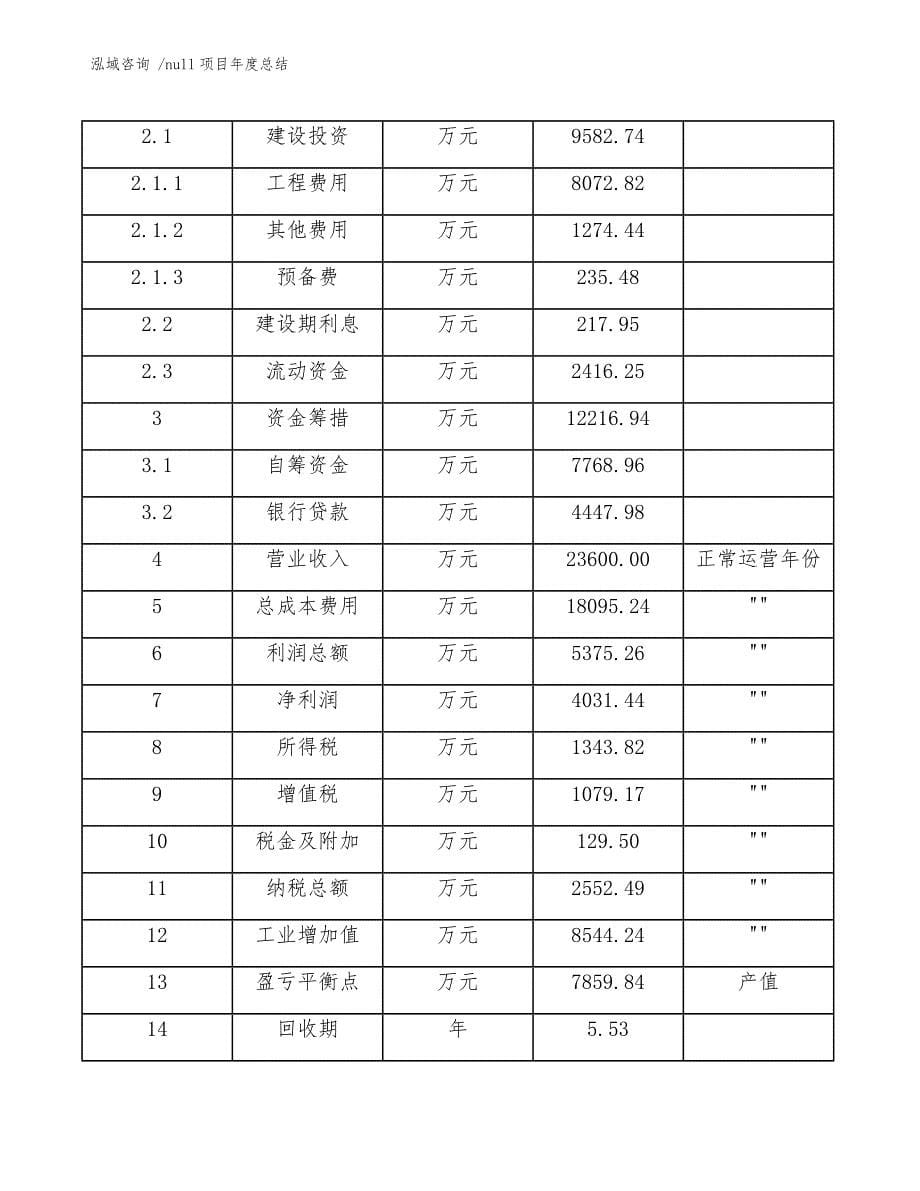 null项目年度总结-范文模板_第5页