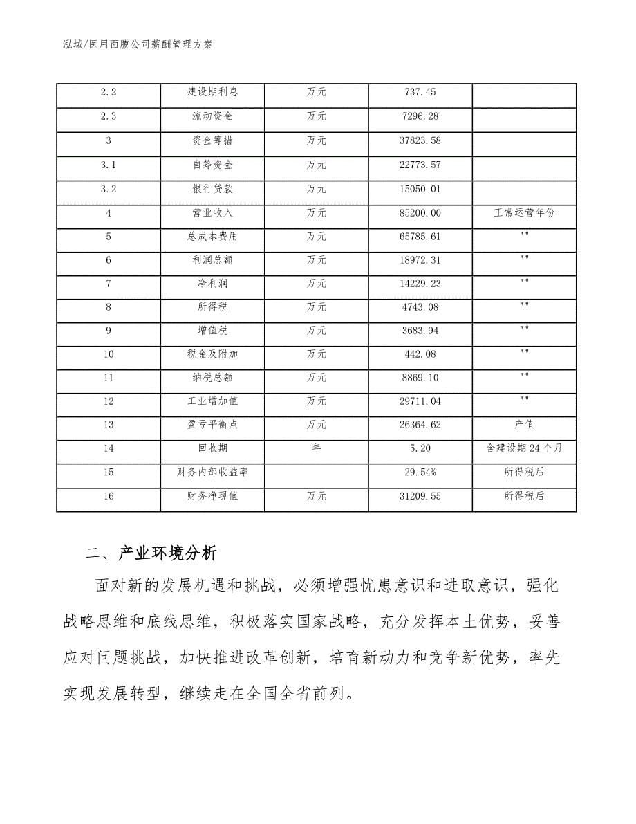 医用面膜公司薪酬管理方案_参考_第5页