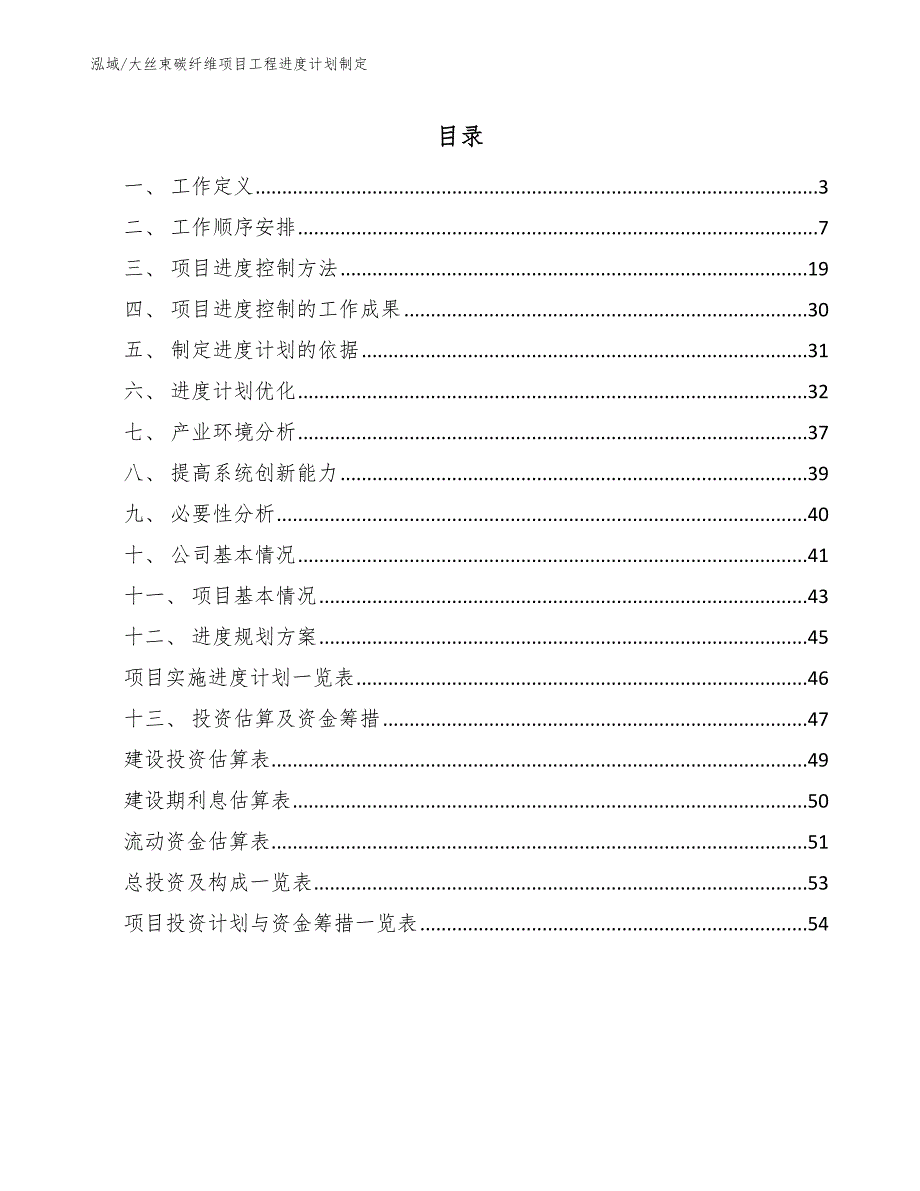 大丝束碳纤维项目工程进度计划制定_第2页