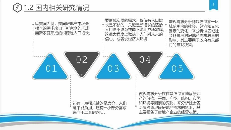 专题课件大学房地产市场研究论文毕业论文答辩PPT模板_第5页