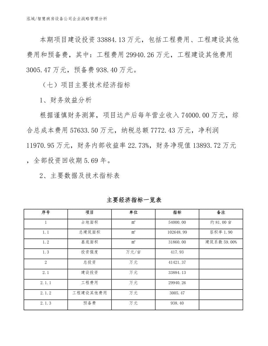 智慧病房设备公司企业战略管理分析（范文）_第5页