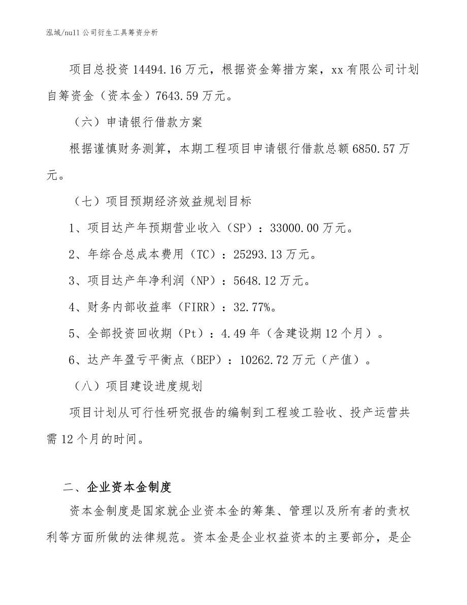 null公司衍生工具筹资分析_第5页