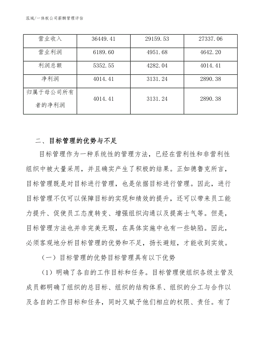 一体板公司薪酬管理评估（范文）_第4页