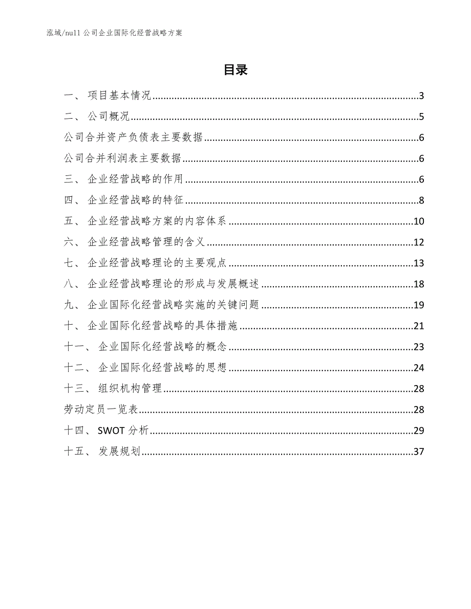 null公司企业国际化经营战略方案【参考】_第2页