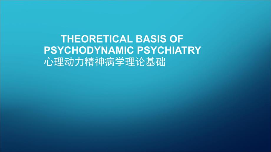 心理动力学诊断与治疗：心理动力精神病学的基本原理2_第1页