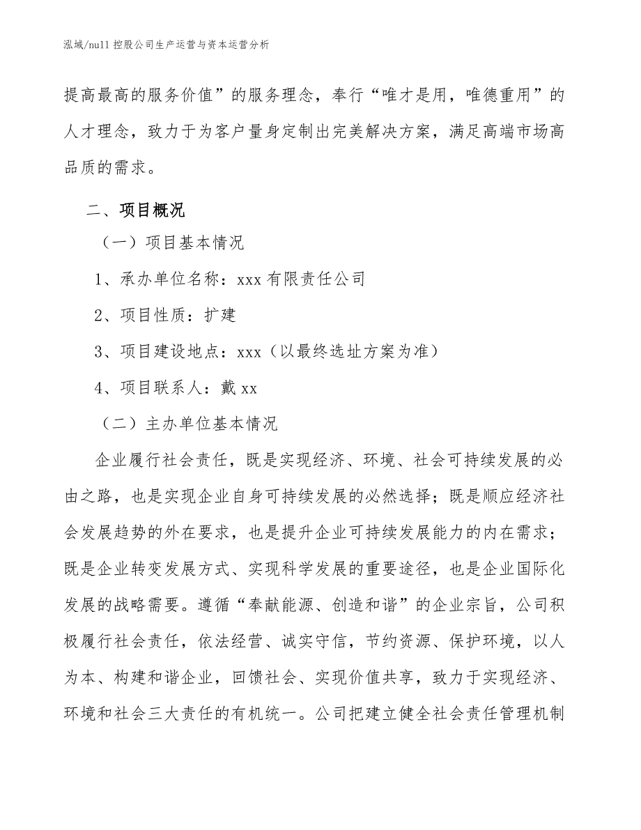 null控股公司生产运营与资本运营分析【参考】_第3页