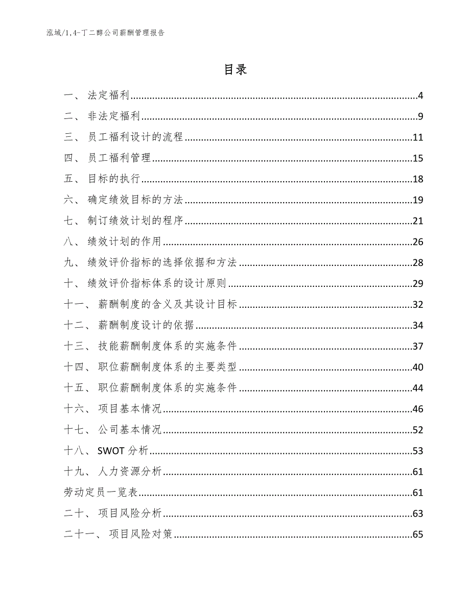 14-丁二醇公司薪酬管理报告【参考】_第2页