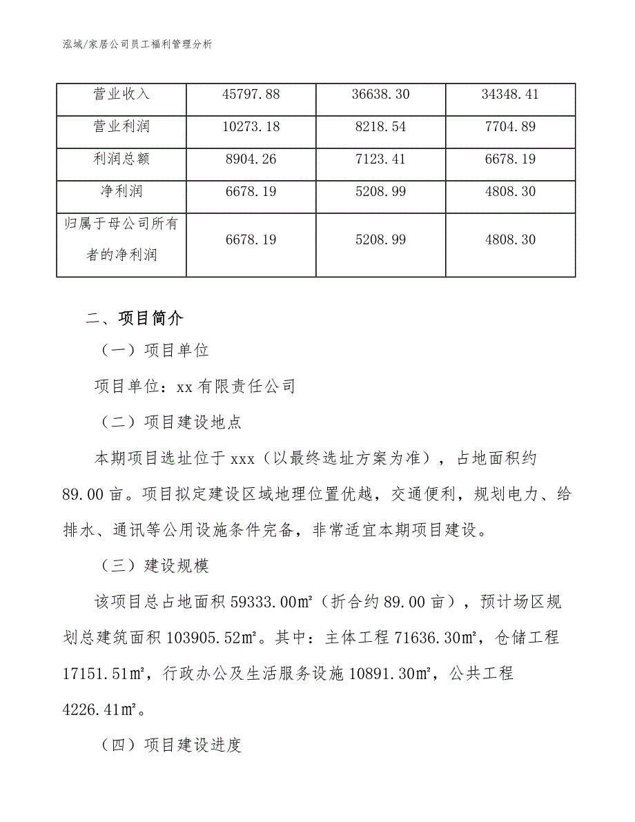 家居公司员工福利管理分析【范文】_第4页