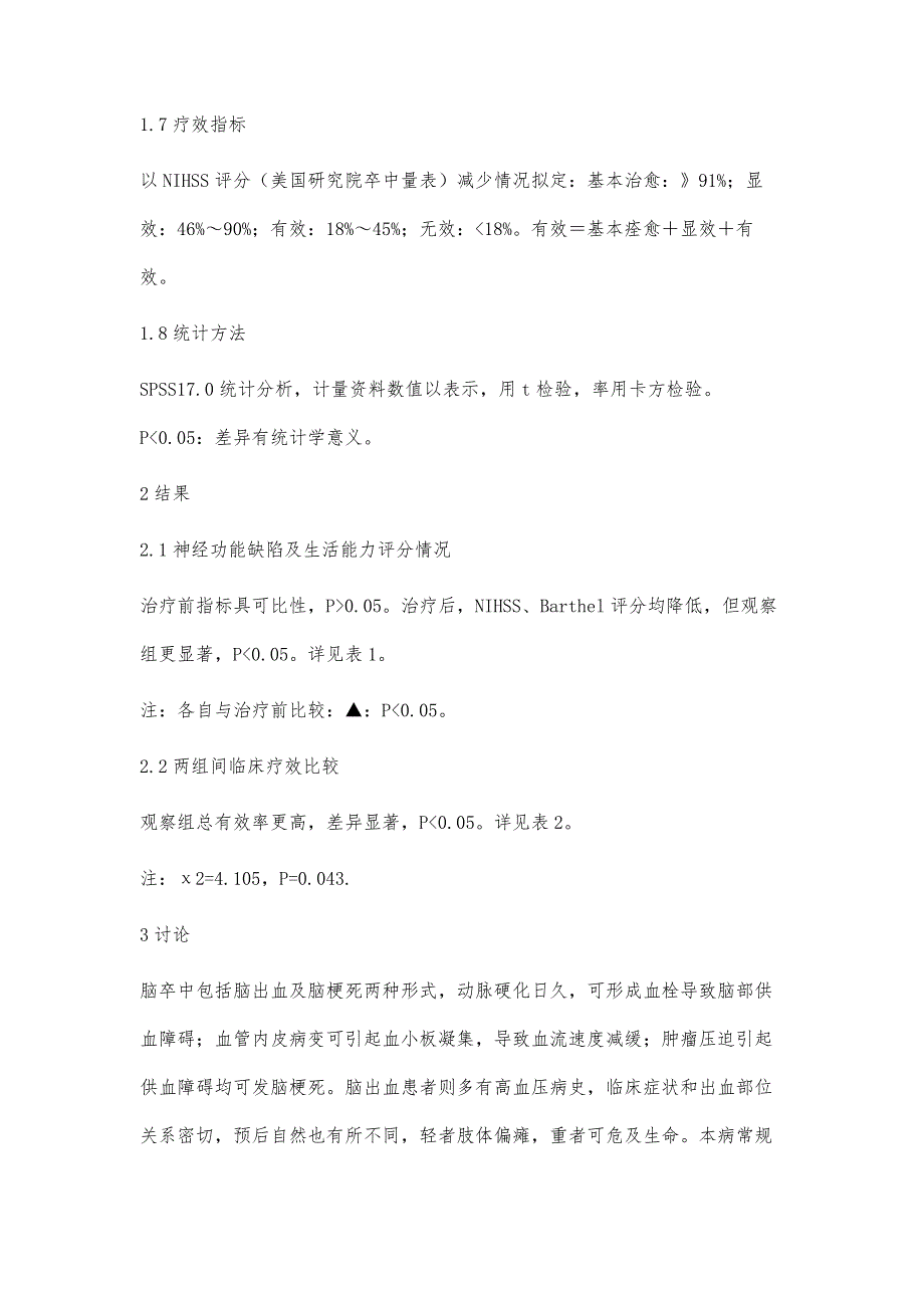 热敏灸结合针刺治疗脑卒中后偏瘫的临床疗效分析_第4页