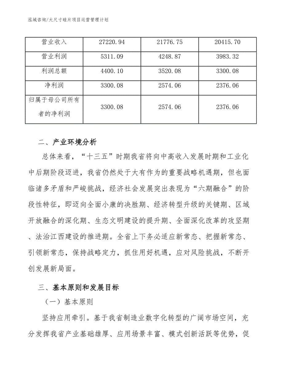 大尺寸硅片项目运营管理计划（范文）_第5页