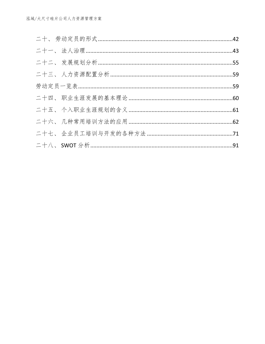 大尺寸硅片公司人力资源管理方案_第2页