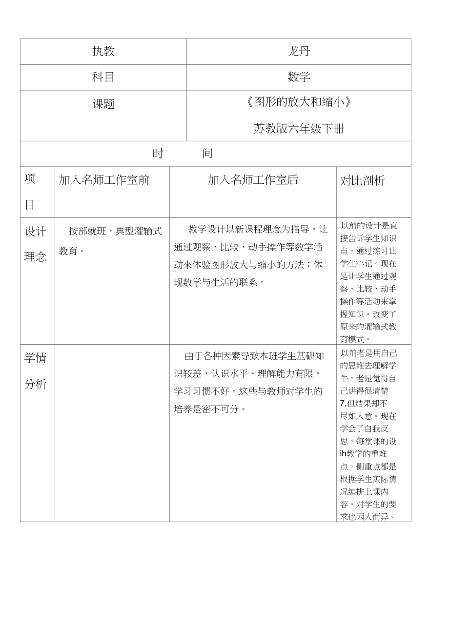 龙丹教学案例对比剖析_第1页