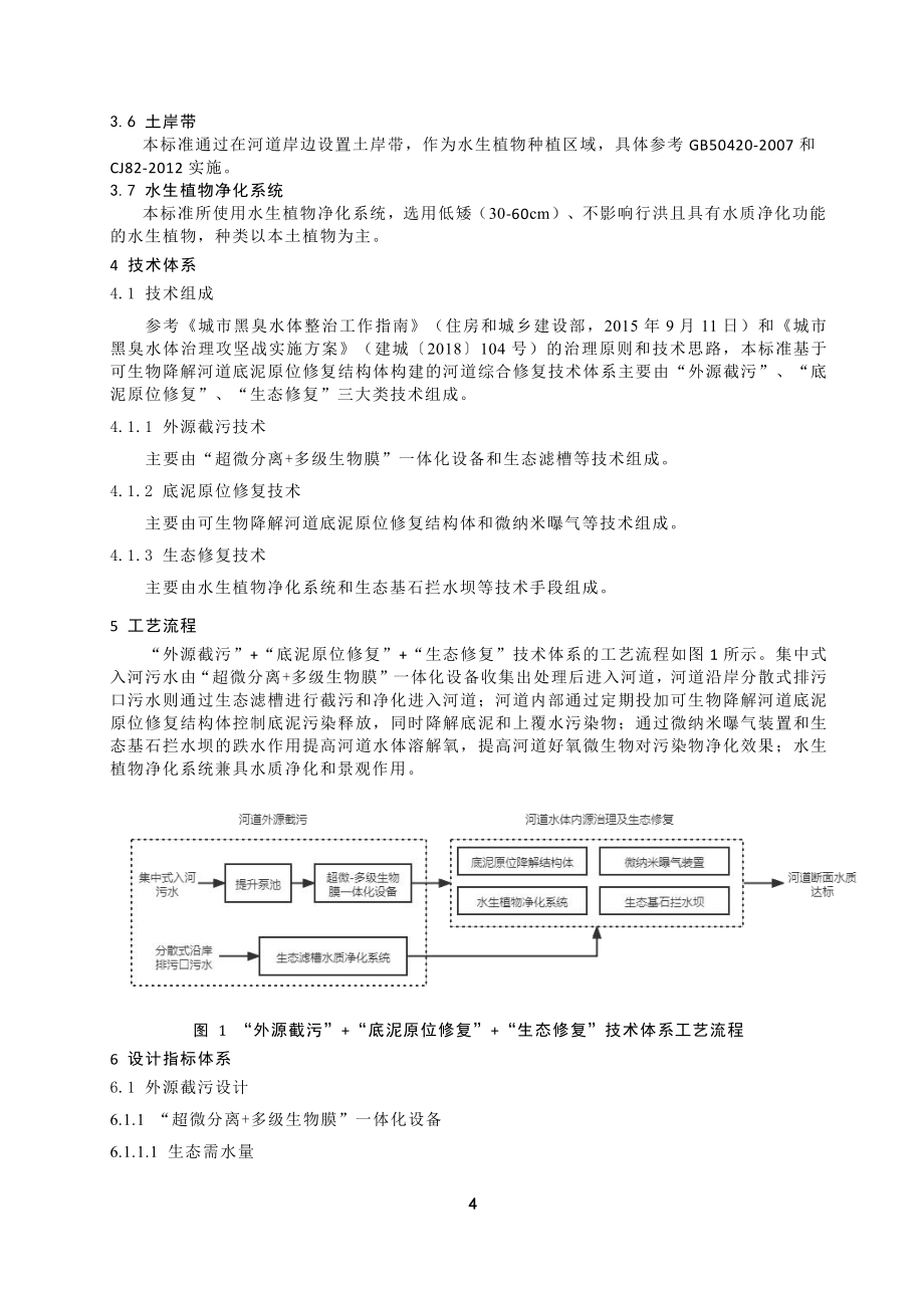 基于可生物降解河道底泥原位修复结构体的河道水体综合治理技术体系、工艺流程及设计指标体系_第2页