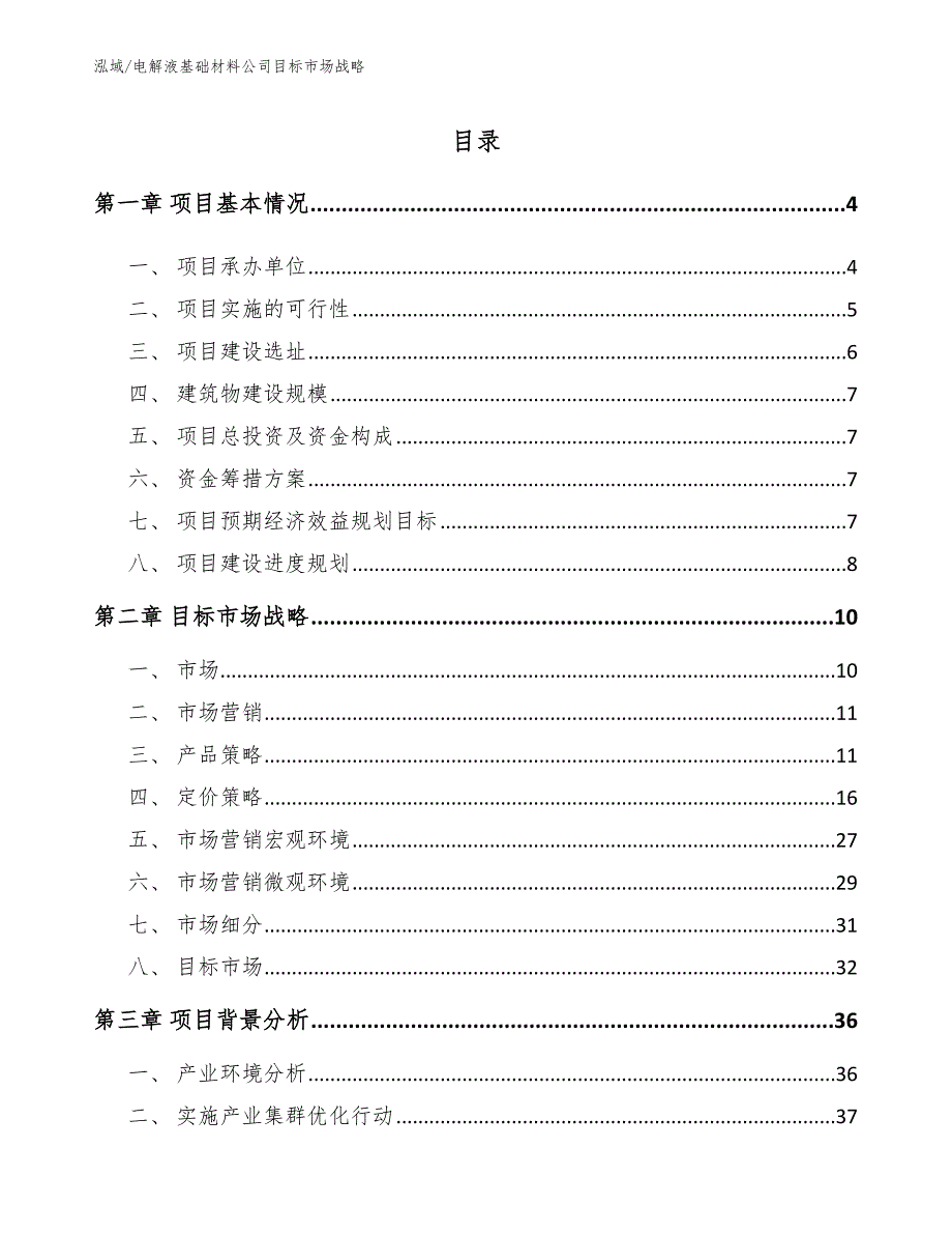 电解液基础材料公司目标市场战略【参考】_第2页