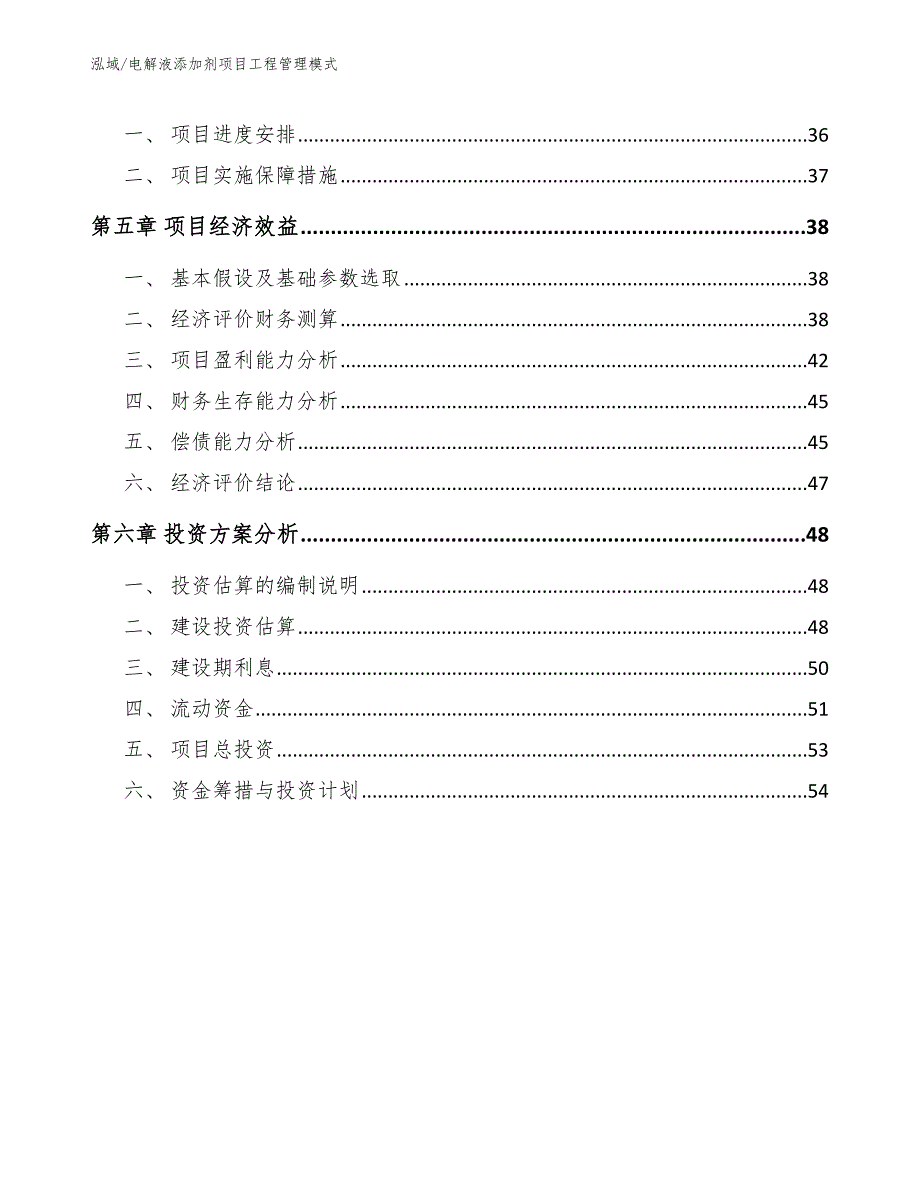 电解液添加剂项目工程管理模式（参考）_第2页