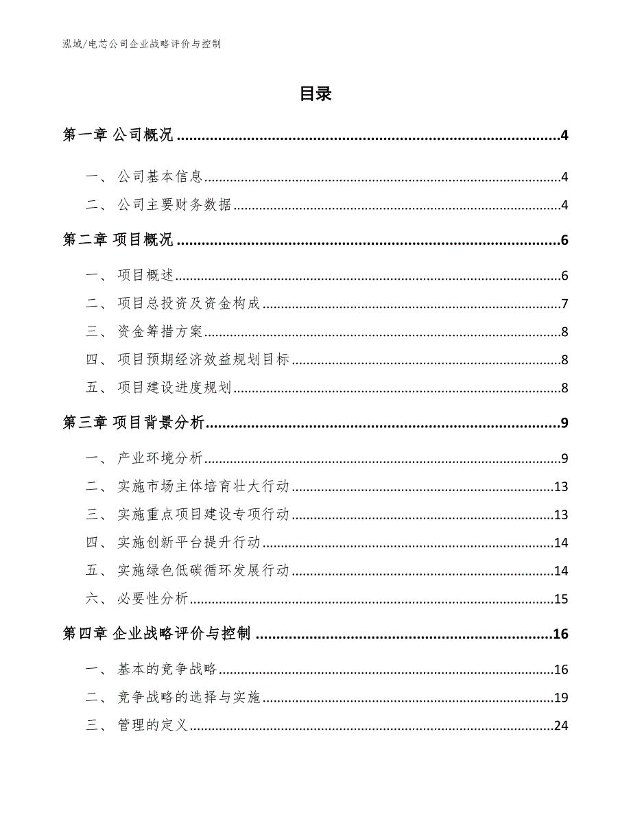 电芯公司企业战略评价与控制_范文_第2页