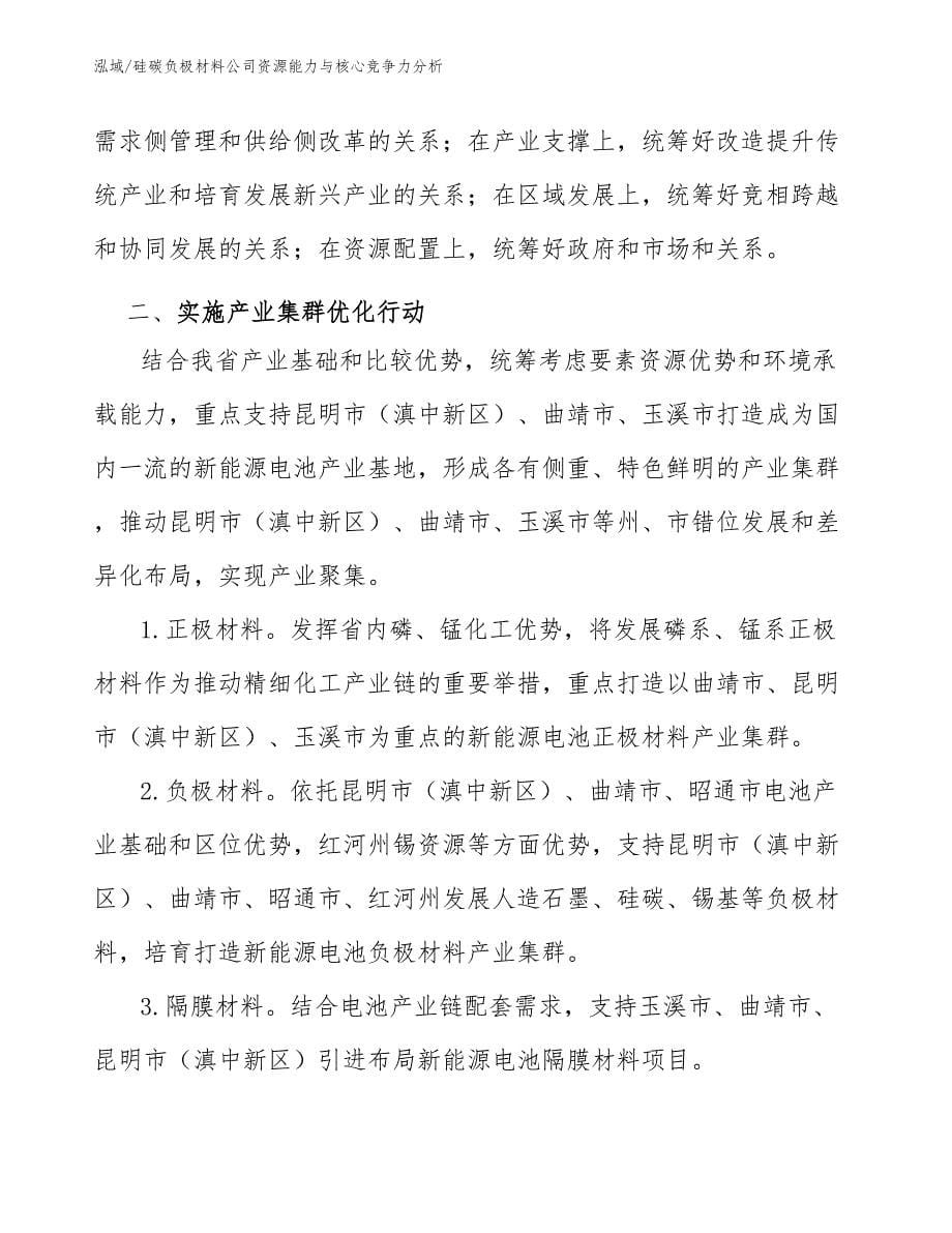 硅碳负极材料公司资源能力与核心竞争力分析_第5页