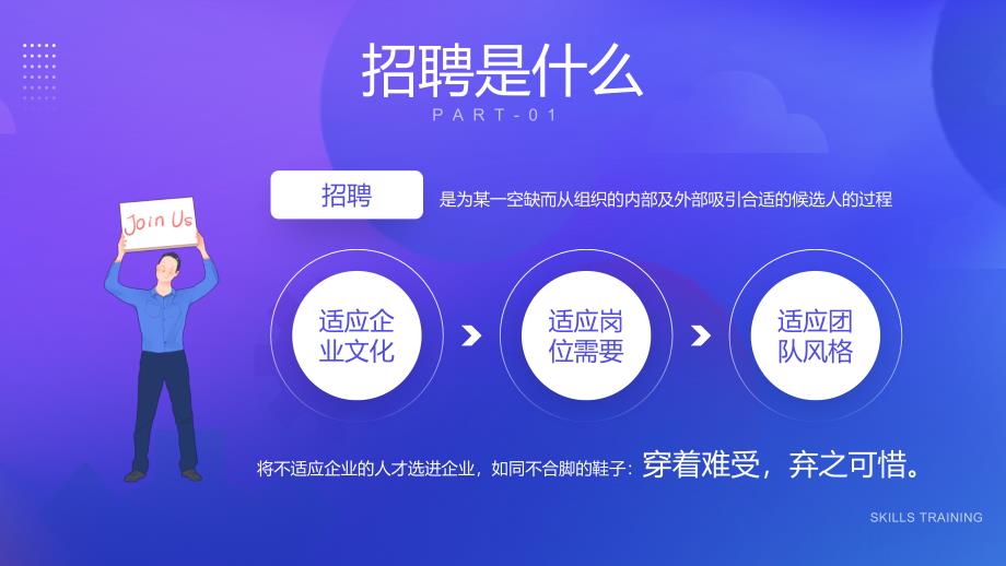 蓝紫渐变插画风企业招聘技巧培训课件（PPT资料）_第4页
