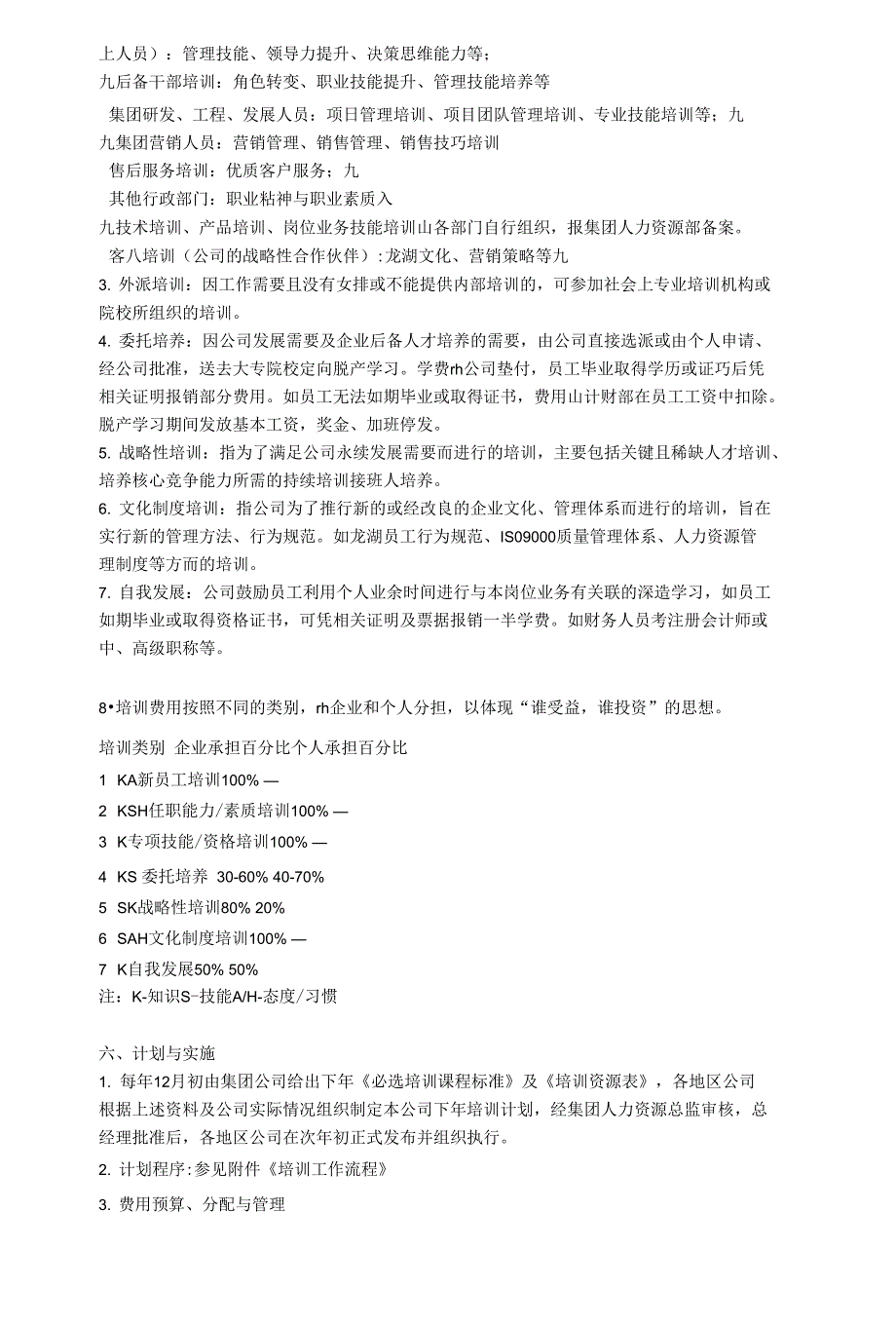 龙湖集团培训实施管理办法_第2页