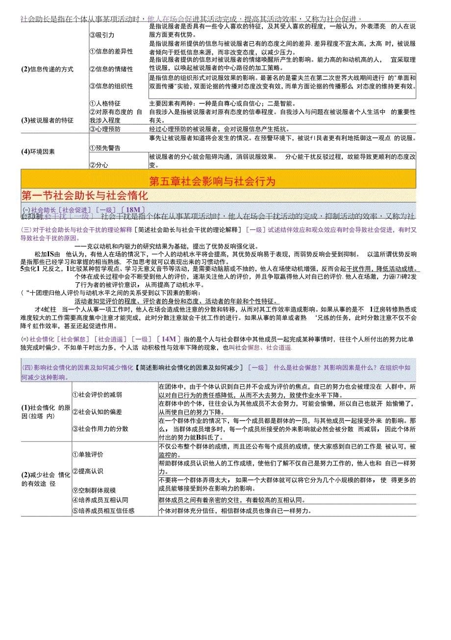 社会心理学 章节汇总笔记（考研笔记）_第5页