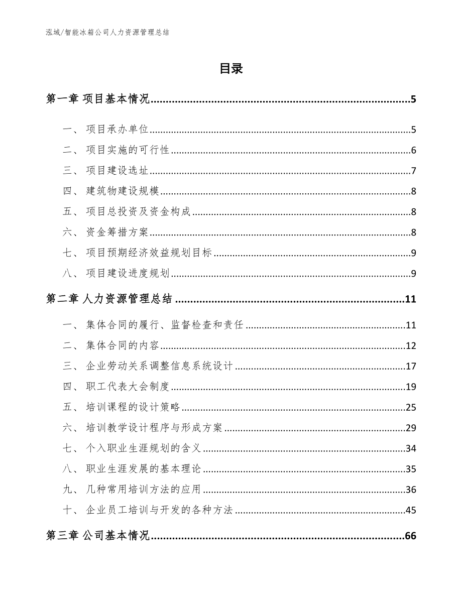 智能冰箱公司人力资源管理总结_参考_第2页