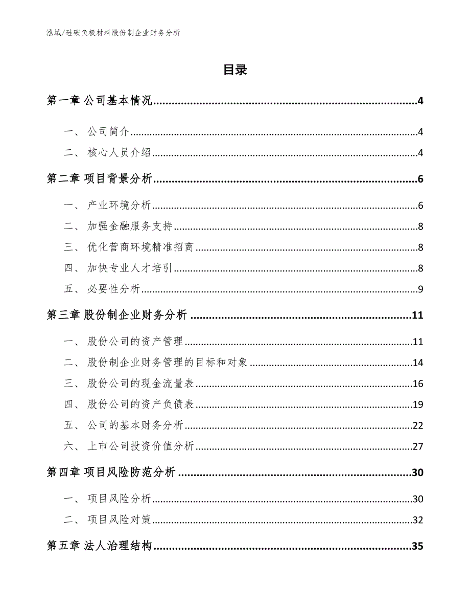 硅碳负极材料股份制企业财务分析_第2页