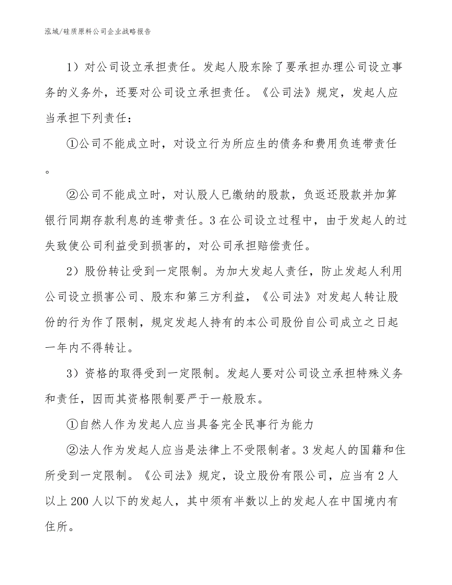 硅质原料公司企业战略报告【范文】_第4页