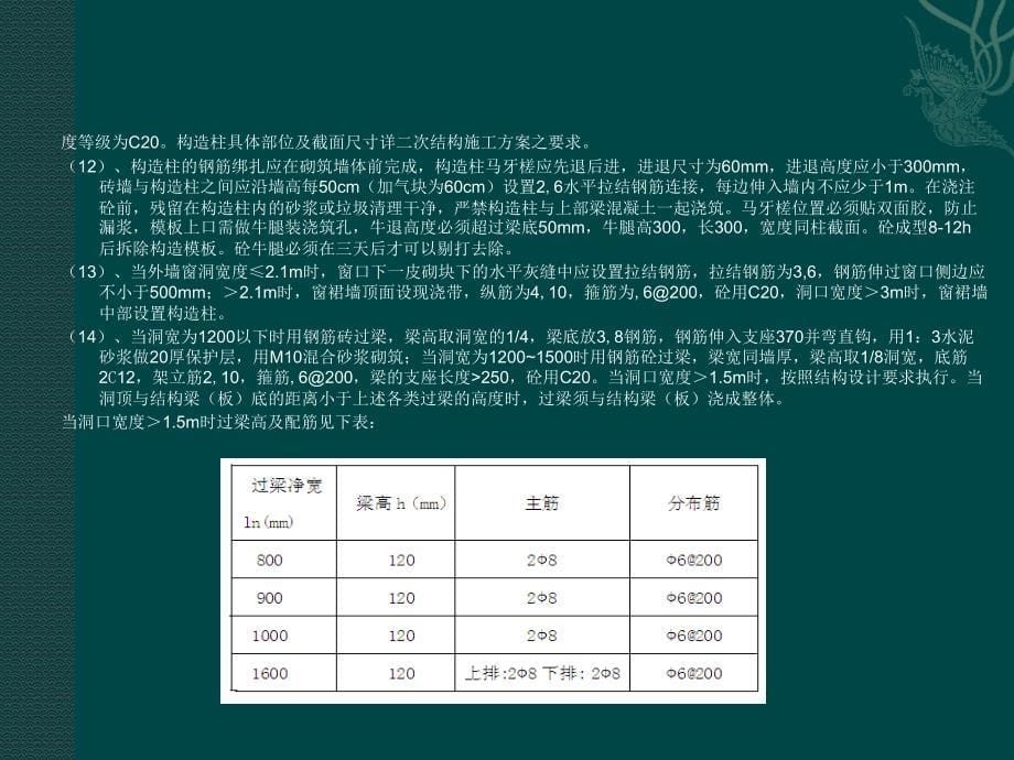 房屋建筑结构砖砌体工程技术交底_第5页