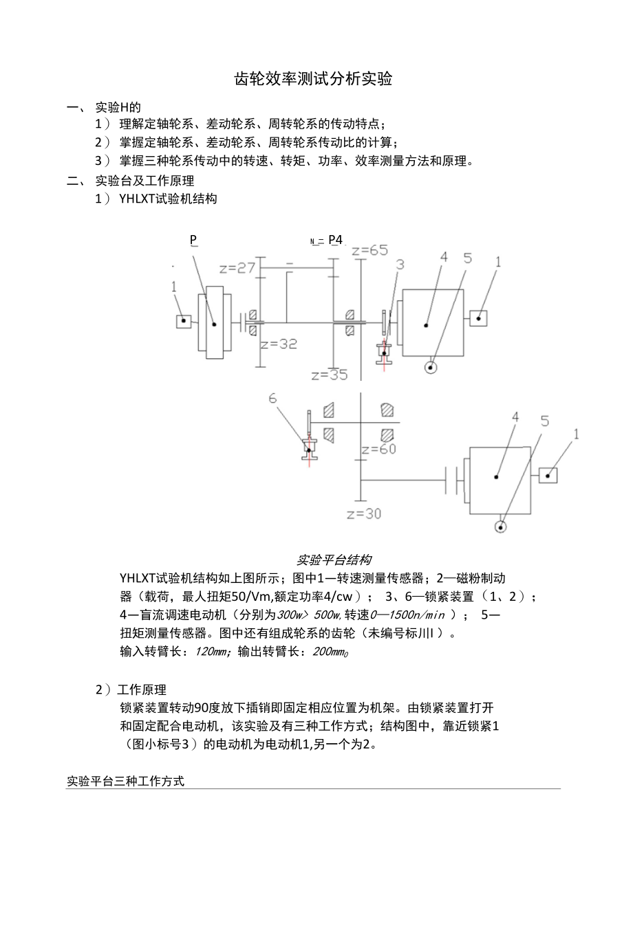 齿轮效率测试分析实验_第1页