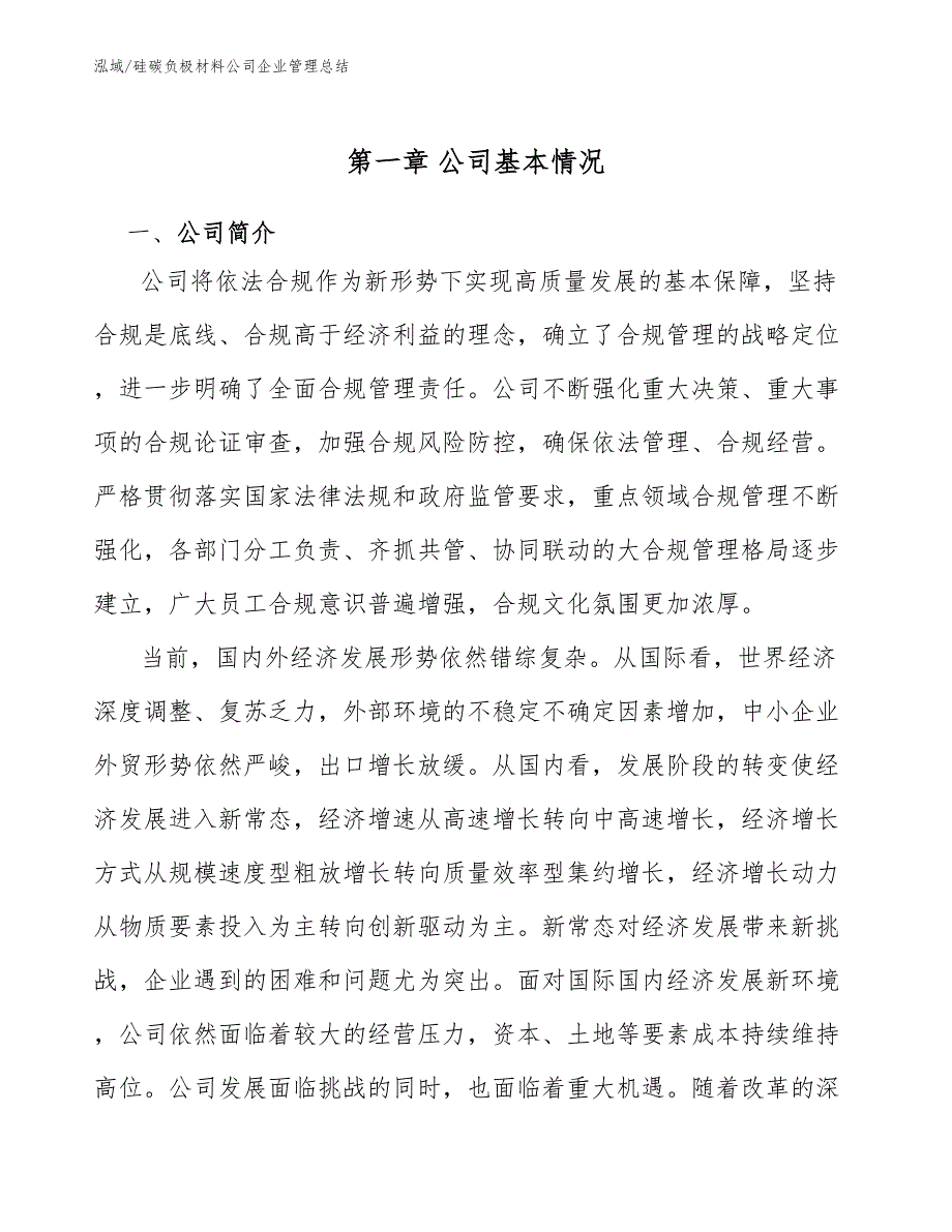 硅碳负极材料公司企业管理总结_参考_第4页