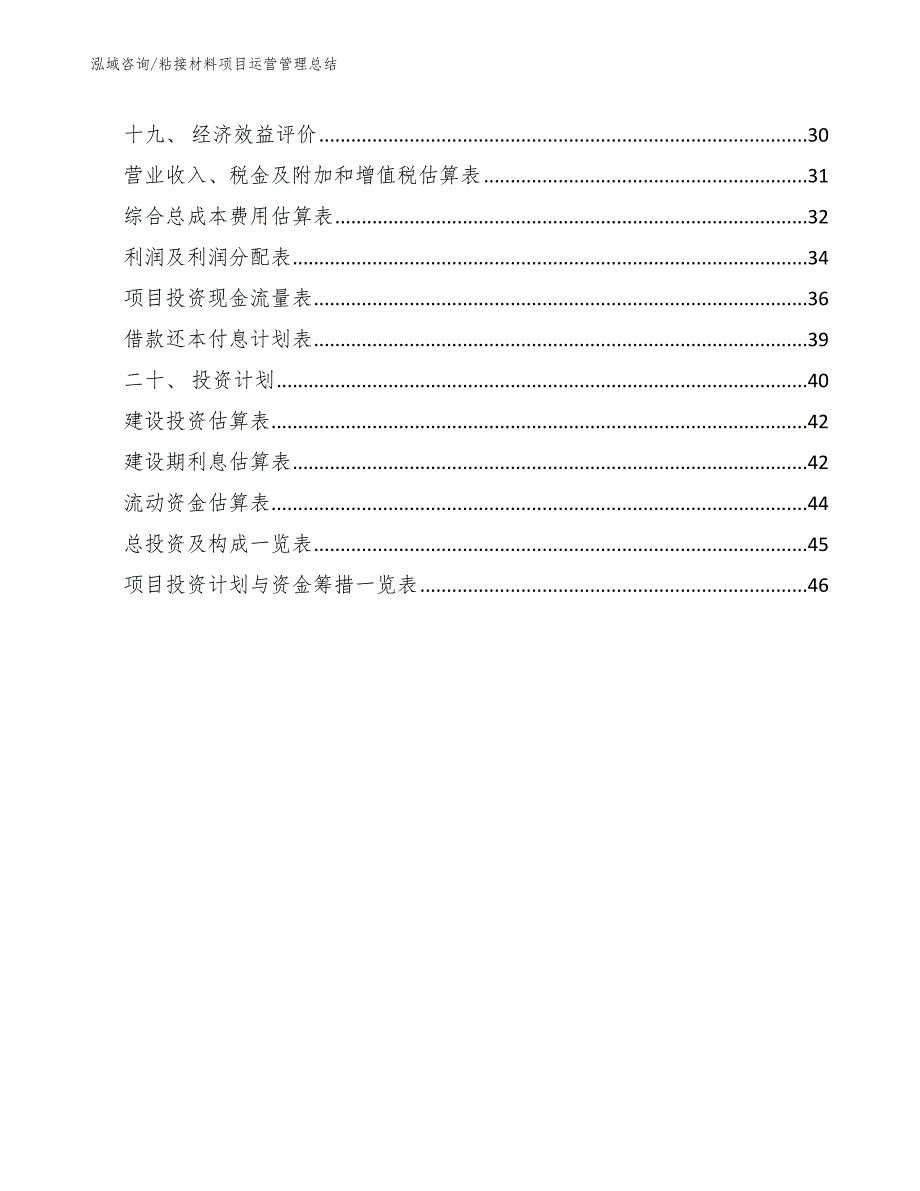 粘接材料项目运营管理总结_第2页