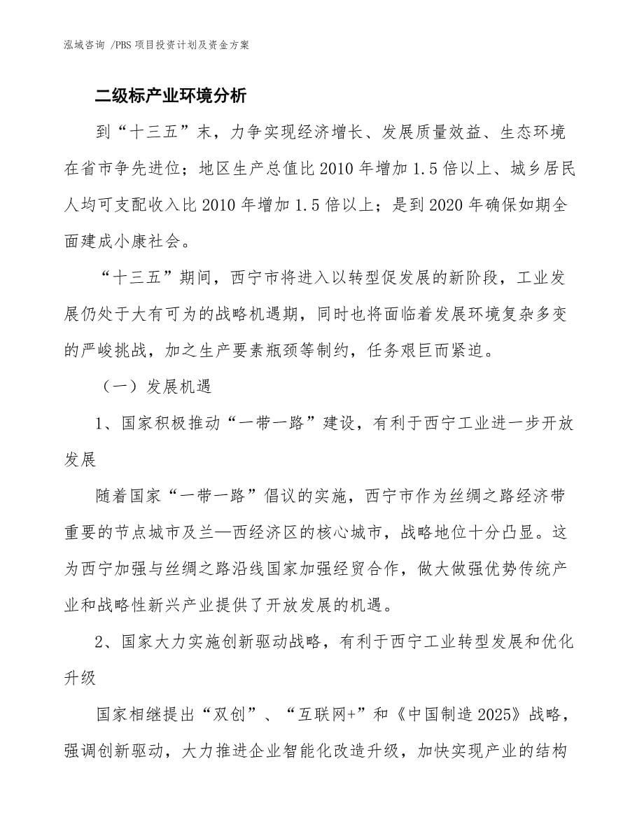 PBS项目投资计划及资金方案_第5页