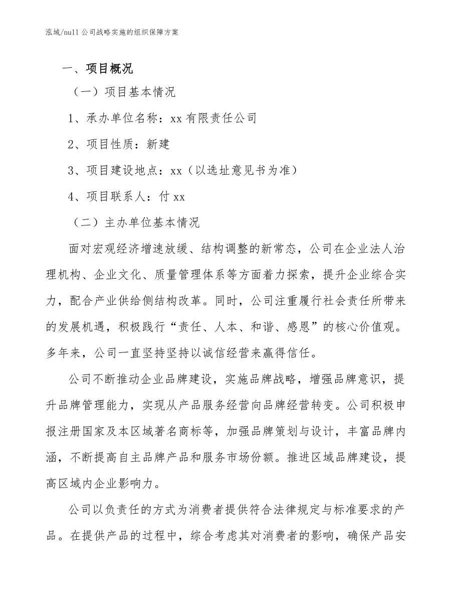 null公司战略实施的组织保障方案（范文）_第2页