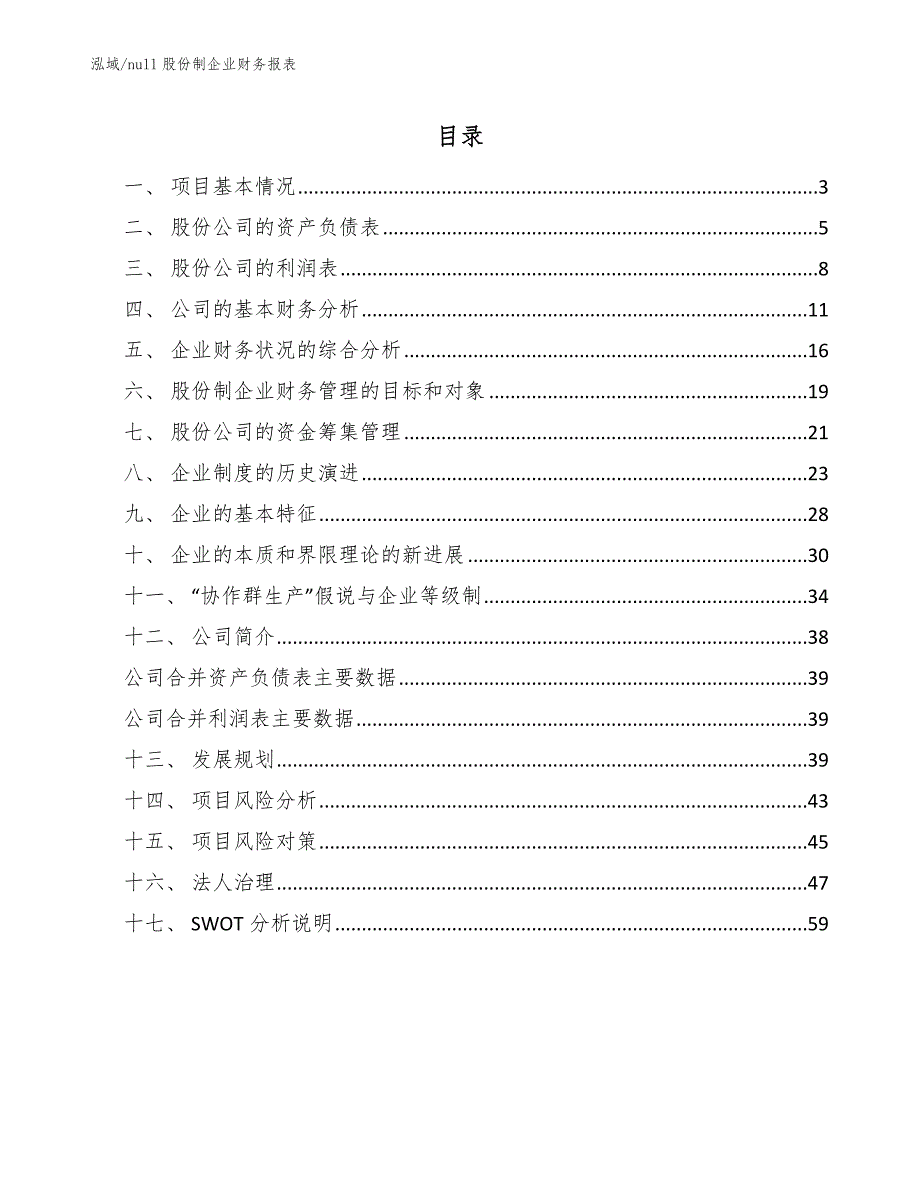 null股份制企业财务报表（参考）_第2页