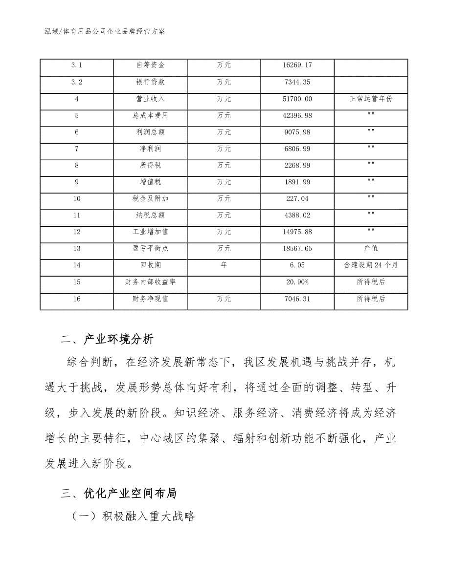 体育用品公司企业品牌经营方案（范文）_第5页