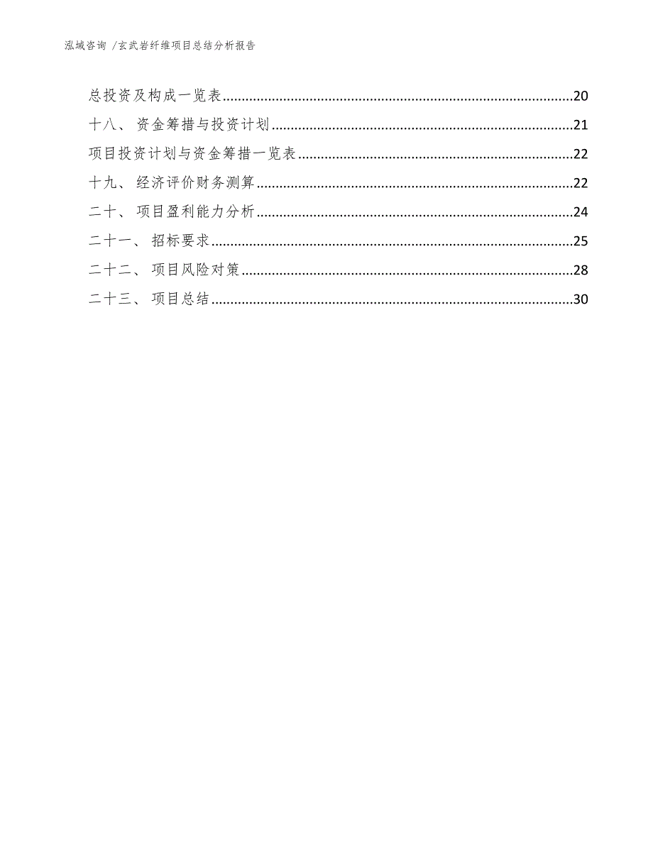 玄武岩纤维项目总结分析报告_第2页