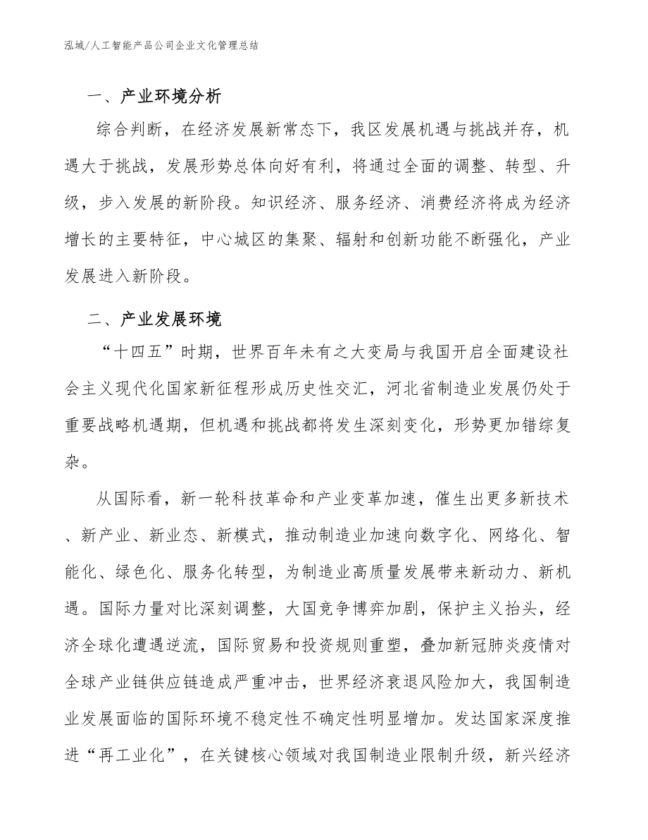 人工智能产品公司企业文化管理总结_参考_第3页