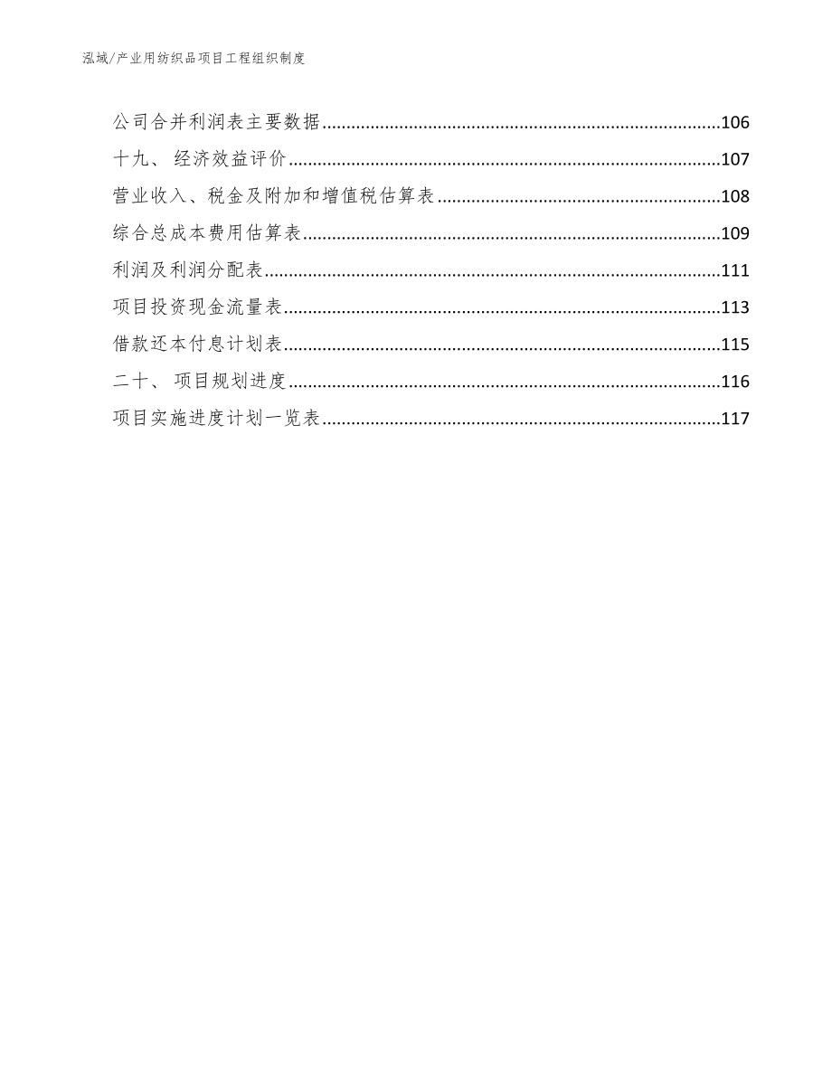 产业用纺织品项目工程组织制度【范文】_第2页