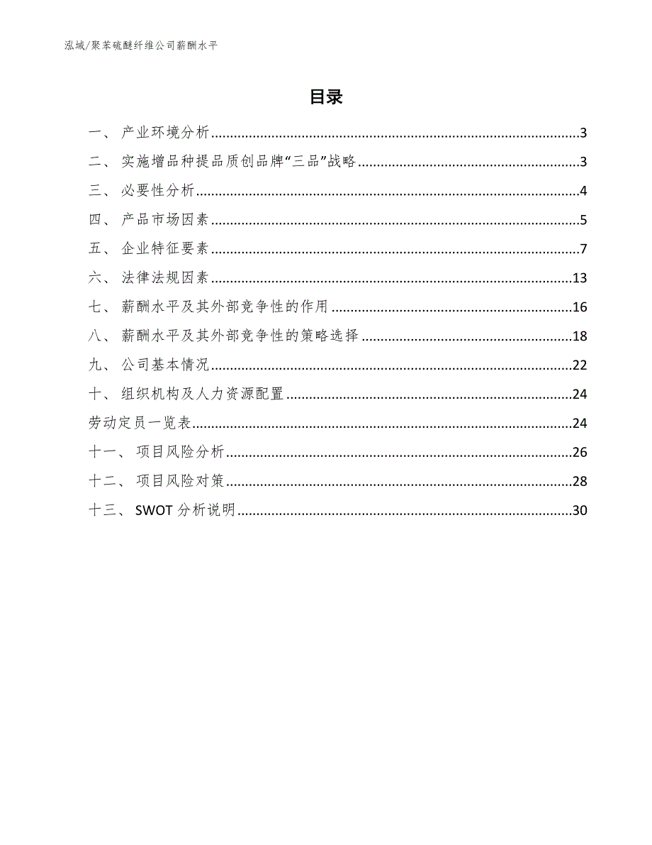 聚苯硫醚纤维公司薪酬水平（参考）_第2页