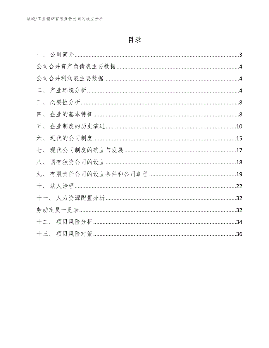 工业锅炉有限责任公司的设立分析_第2页