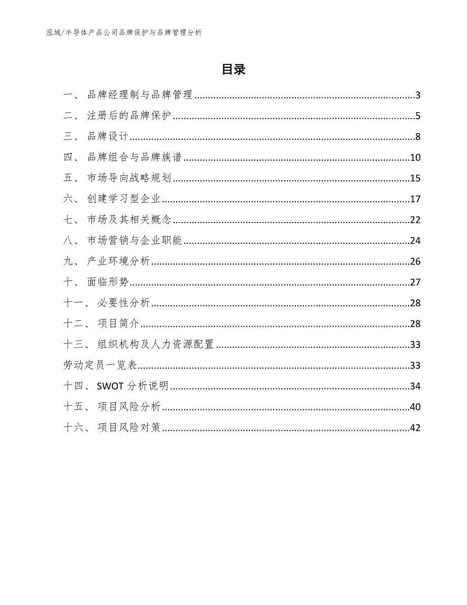 半导体产品公司品牌保护与品牌管理分析（范文）_第2页