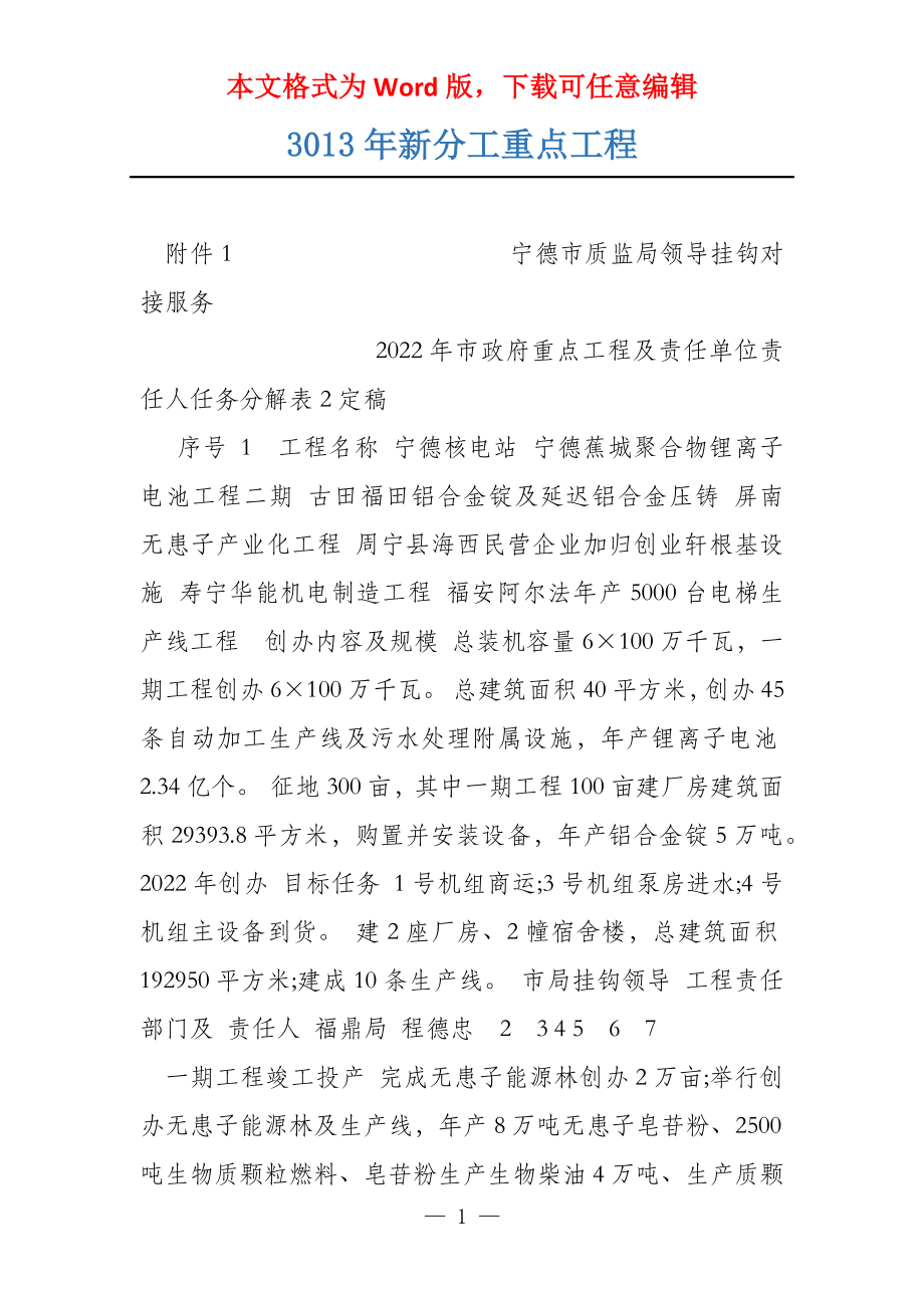 3013年新分工重点工程_第1页