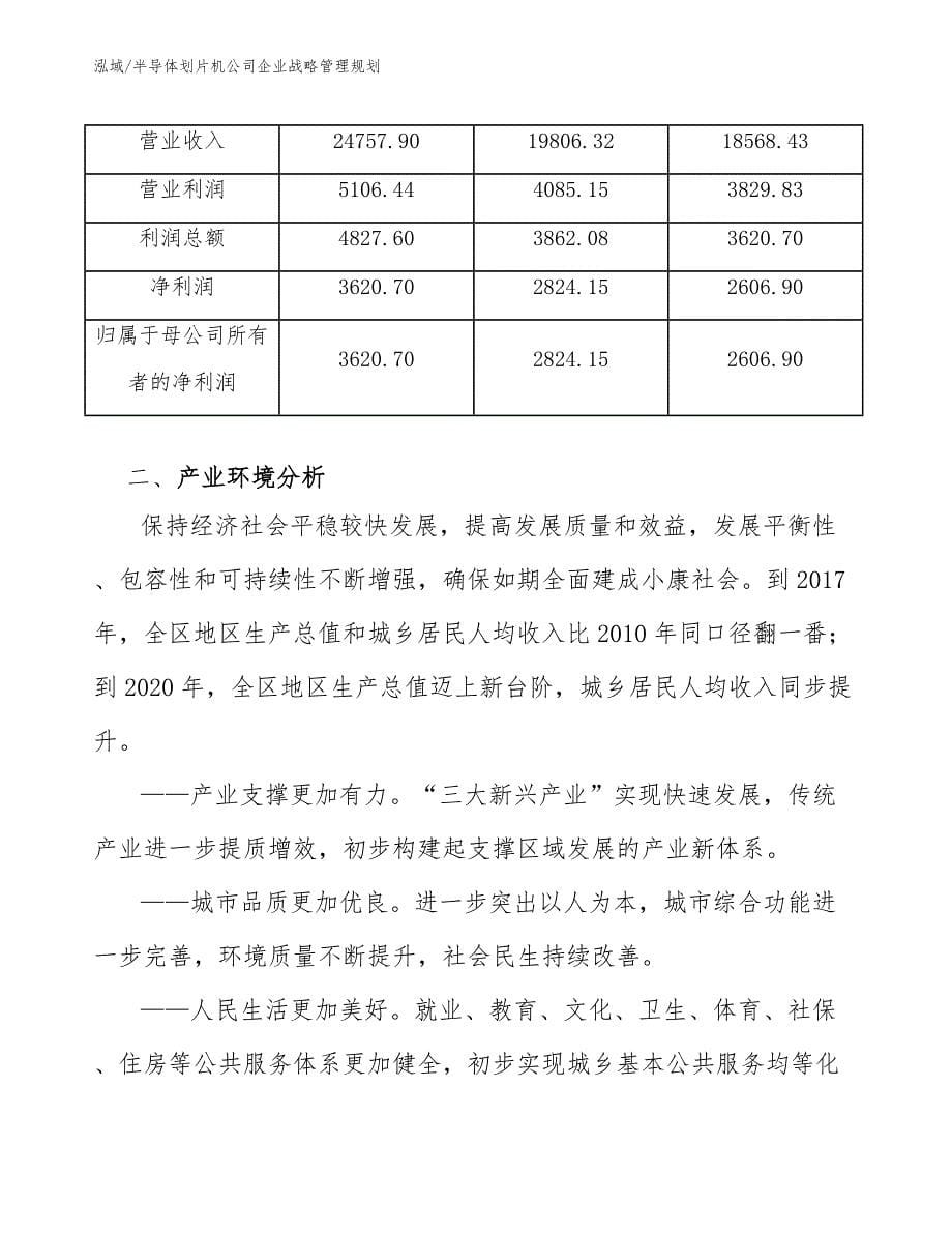 半导体划片机公司企业战略管理规划（范文）_第5页