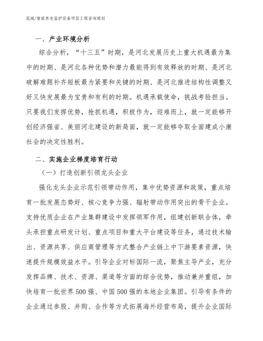 智能养老监护设备项目工程咨询规划【参考】_第4页