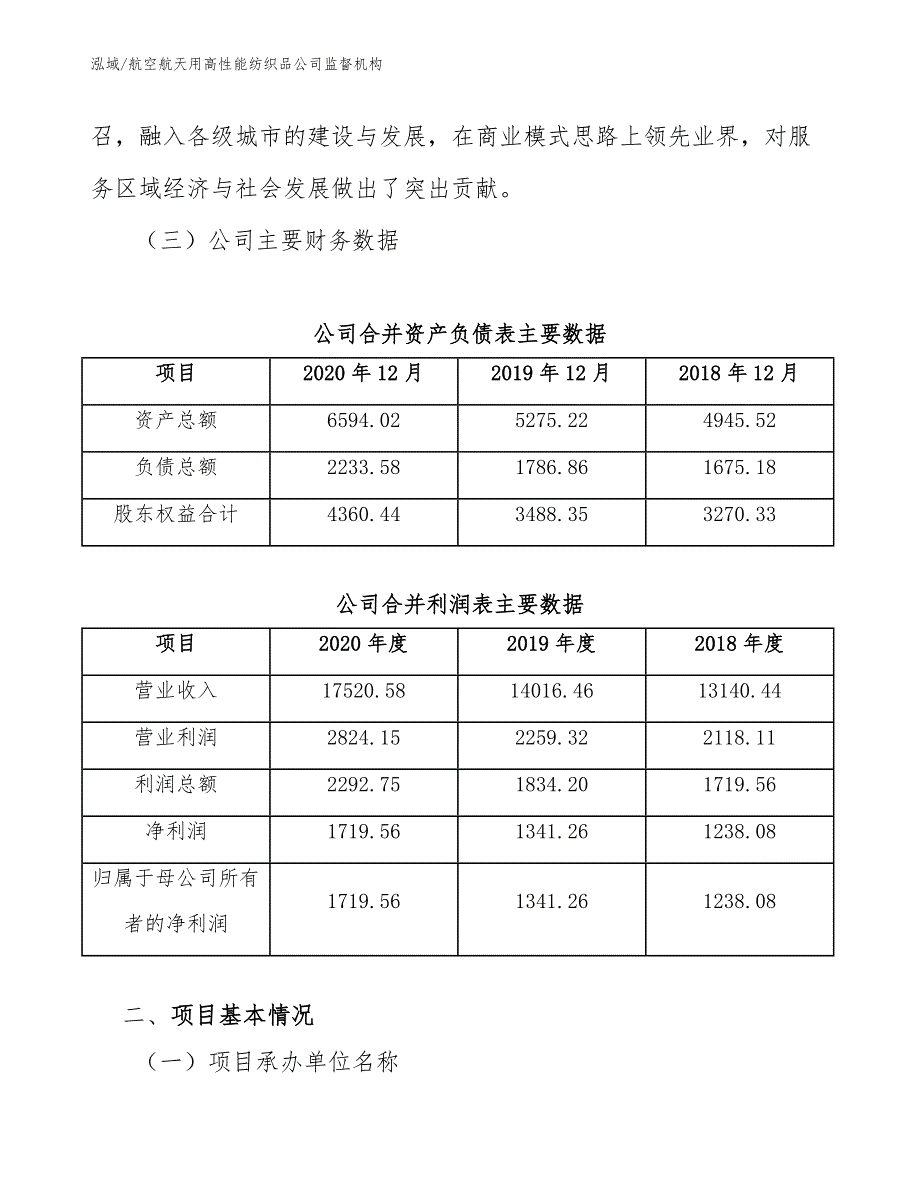 航空航天用高性能纺织品公司监督机构_第4页