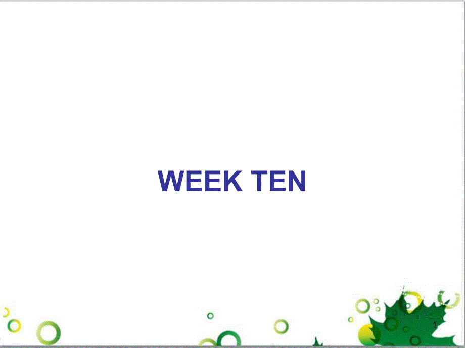 七年级英语上册 周末读写训练 WEEK TWO课件 （新版）人教新目标版 (541)_第1页